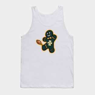 Green Bay Packers Gingerbread Man Tank Top